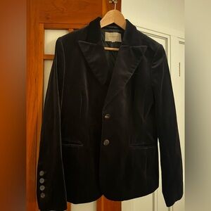 Velvet 10s Burberry black fitted women’s blazer